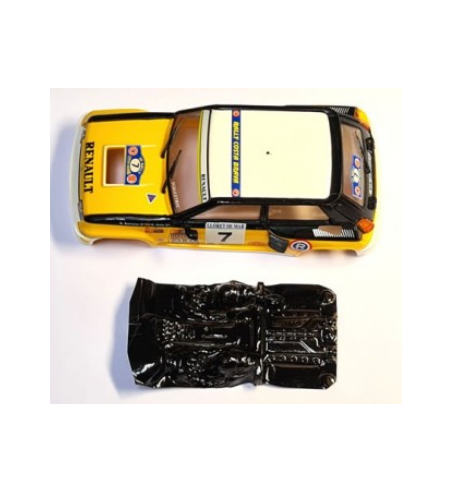 Mustang M-L0056R Lexan rally Renault R5 Turbo - Ligereza y detalle para slot