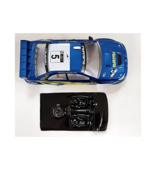 Mustang M-L0050R Lexan rally Subaru Impreza WRC 2006 - Detalle y ligereza para slot