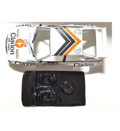 Mustang M-L0038R Lexan rally Audi Quattro Fly - Ligero y detallado para slot