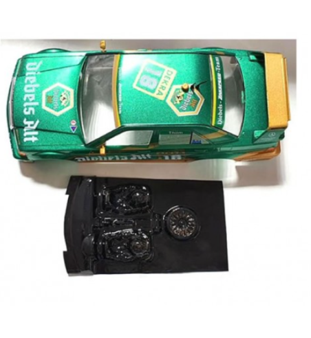 Mustang M-L0037R Lexan rally Mercedes 190E Slot.it - Ligereza y detalle para slot
