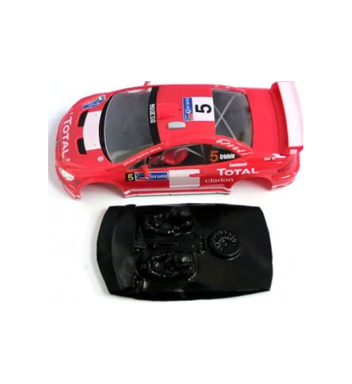 Mustang M-L0035R Lexan rally Peugeot 307 Ninco - Ligereza y detalle para slot