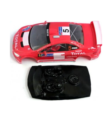 Mustang M-L0035R Lexan rally Peugeot 307 Ninco - Ligereza y detalle para slot