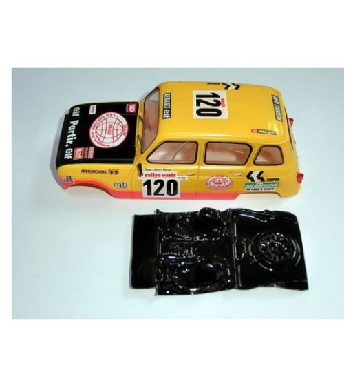 Mustang M-L0032R Lexan rally Renault 4 Scalextric - Ligereza y detalle para slot