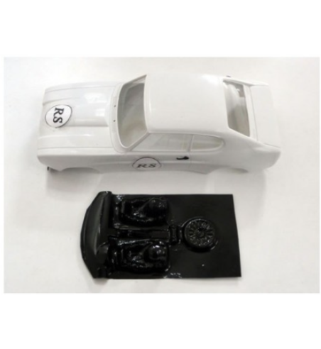 Mustang M-L0030R Lexan rally Ford Capri RS SRC - Ligereza y detalle para slot