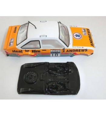Mustang M-L0025R Lexan rally Ford Escort MKII Scalextric - Ligereza y resistencia para slot