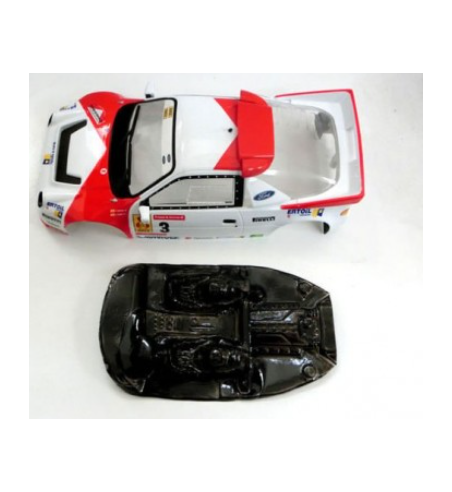 Mustang M-L0016R Lexan rally BMW M1 Fly - Detalle y ligereza para slot