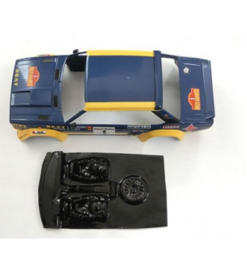 Mustang M-L0006R Lexan rally Fiat 131 Scalextric - Ligereza y detalle para slot