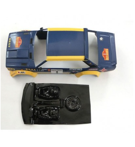 Mustang M-L0006R Lexan rally Fiat 131 Scalextric - Ligereza y detalle para slot