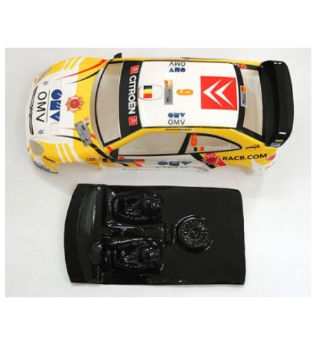 Mustang M-L0005R Lexan rally Citroen Xsara Scalextric - Ligereza y detalle para slot