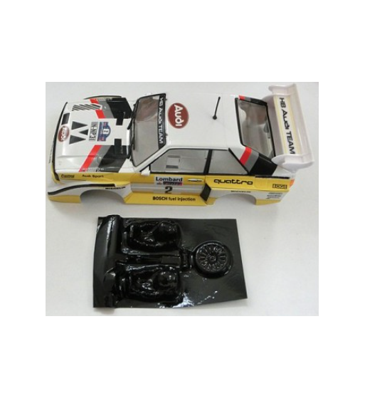 Mustang M-L0003R Lexan rally Audi S1 Superslot - Recambio ligero y resistente para slot