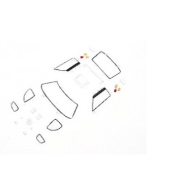 Slot.it SI-CS18V Partes transparentes Ford GT40 - Recambio detallado para slot