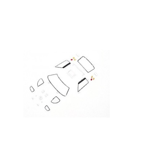 Slot.it SI-CS18V Partes transparentes Ford GT40 - Recambio detallado para slot