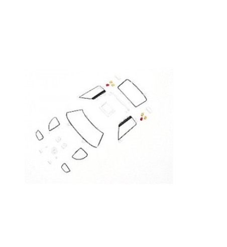 Slot.it SI-CS18V Partes transparentes Ford GT40 - Recambio detallado para slot