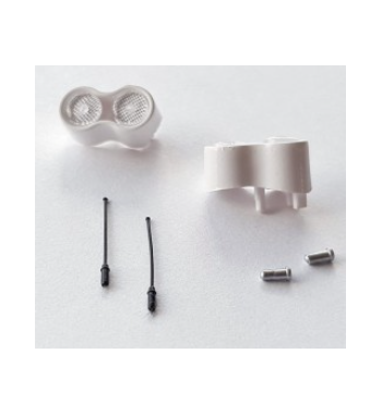 SRC RC0150 Faros auxiliares Lancia Delta S4 blancos - Recambio para slot
