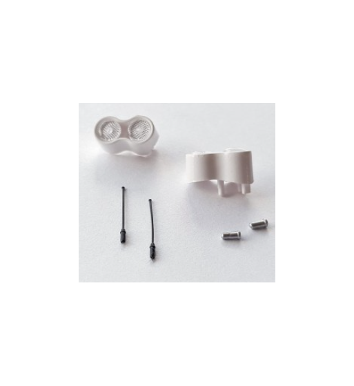 SRC RC0150 Faros auxiliares Lancia Delta S4 blancos - Recambio para slot