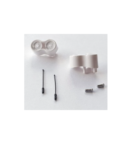 SRC RC0150 Faros auxiliares Lancia Delta S4 blancos - Recambio para slot