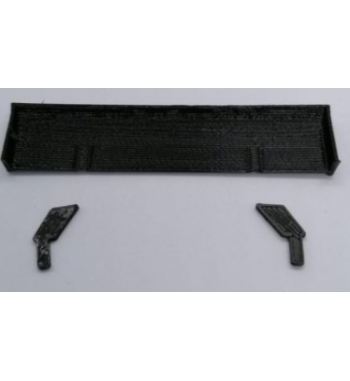 CC Slot CC-6020 Alerón goma flexible Audi R8 NSR - Recambio profesional para slot