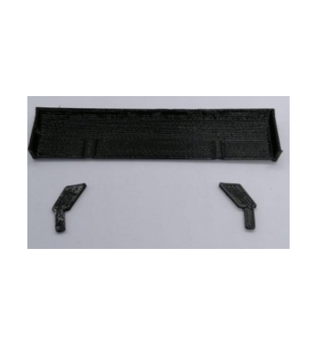 CC Slot CC-6020 Alerón goma flexible Audi R8 NSR - Recambio profesional para slot