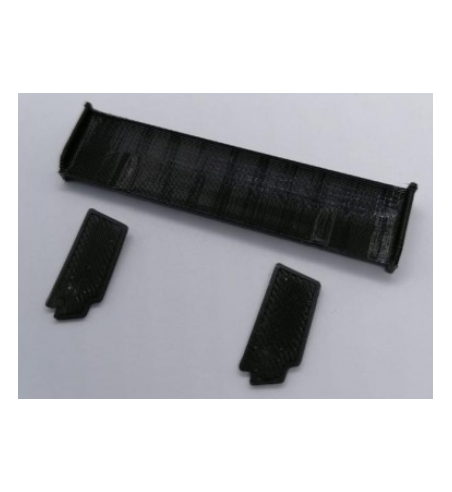 CC Slot CC-6017 Alerón goma flexible Mercedes AMG GT3 NSR - Accesorio para slot