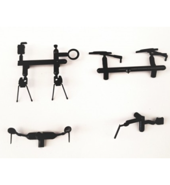 SRC RC0157 Piezas carrocería Lancia Delta S4 - Recambio resistente para slot