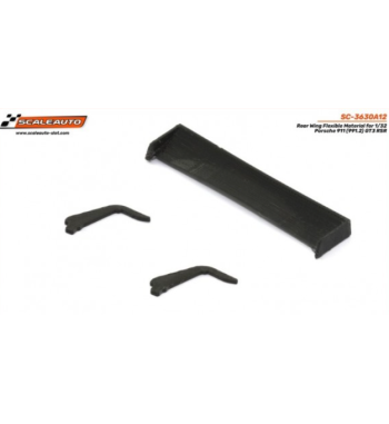 Scaleauto SC-3630A12 Alerón goma flexible Porsche 911 (991.2) - Accesorio slot