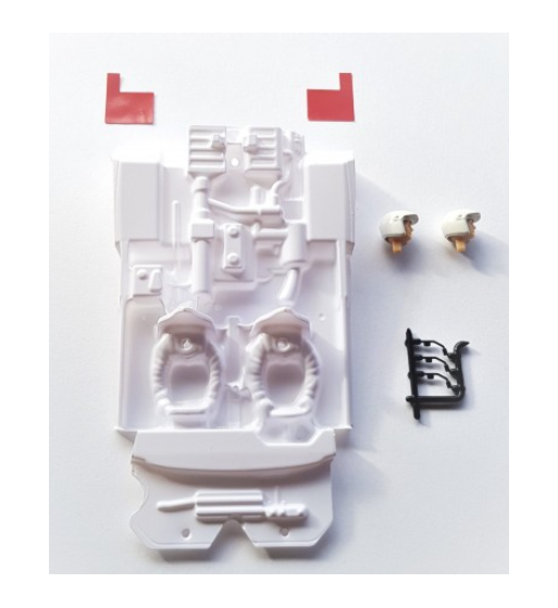 SRC RC0153 Cockpit aligerado Lancia Delta S4 - Accesorio slot lexan