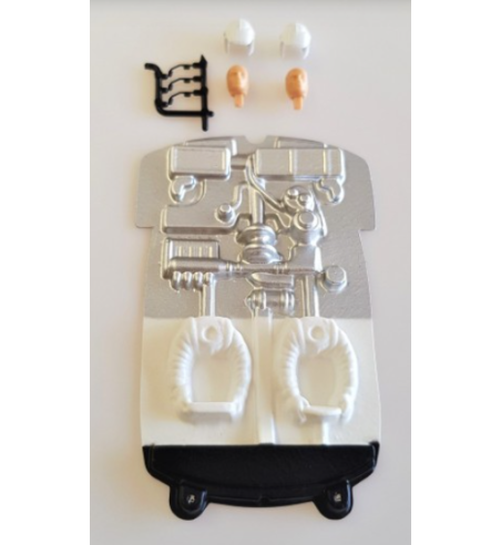 SRC RC0144 Cockpit Peugeot 205 T16 EVO2 - Accesorio lexan para slot