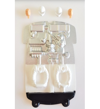 SRC RC0143 Cockpit Peugeot 205 T16 EVO1 - Recambio lexan slot