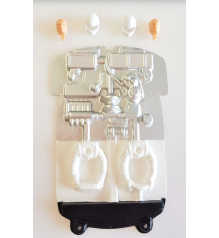 SRC RC0143 Cockpit Peugeot 205 T16 EVO1 - Recambio lexan slot