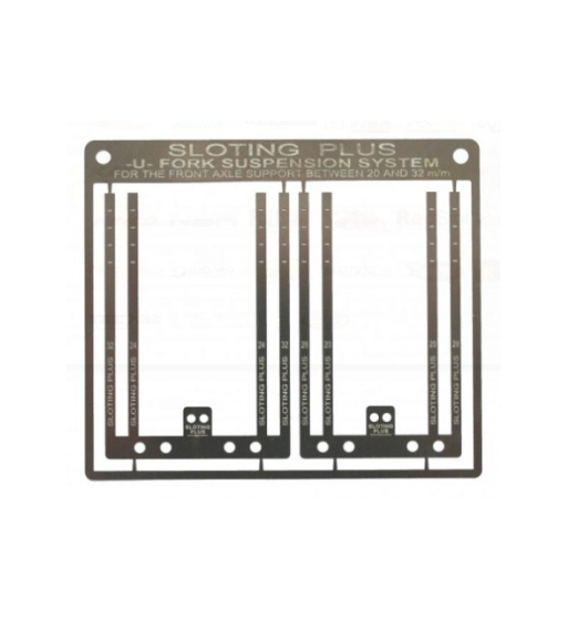 Kit suspensión eje delantero U Sloting Plus SP110031 | Ajuste slot racing