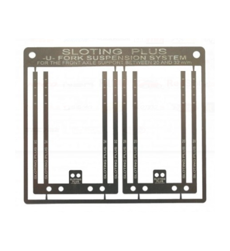 Kit suspensión eje delantero U Sloting Plus SP110031 | Ajuste slot racing