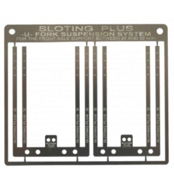 Sloting Plus SP110031 Kit suspensión eje delantero por pletinas en U para slot