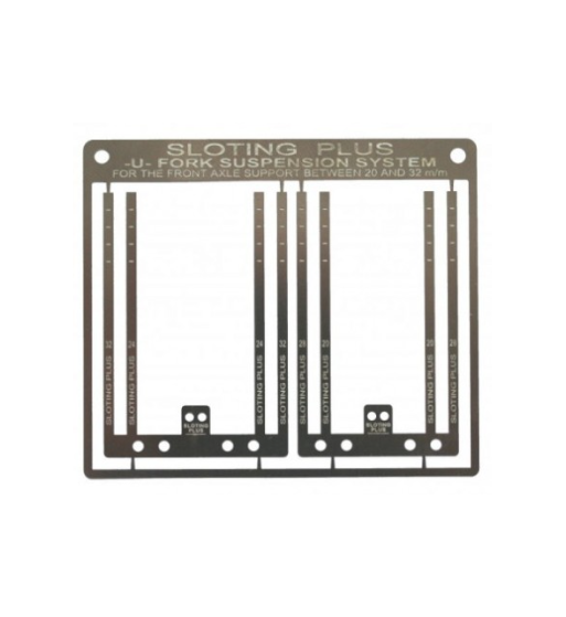Sloting Plus SP110031 Kit suspensión eje delantero por pletinas en U para slot