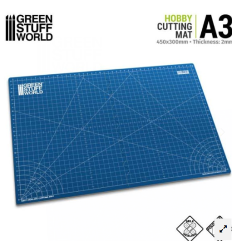 Tapete corte azul A3 Green Stuff World GSWCUTA3BLUE