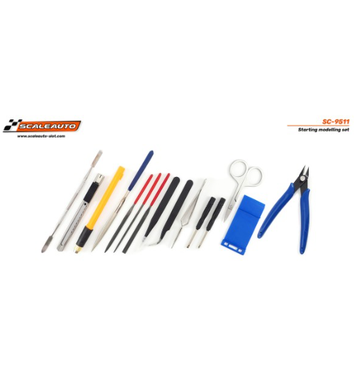 Pack herramientas SC9511 básico para modelismo Pack herramientas SC9511 básico para modelismo