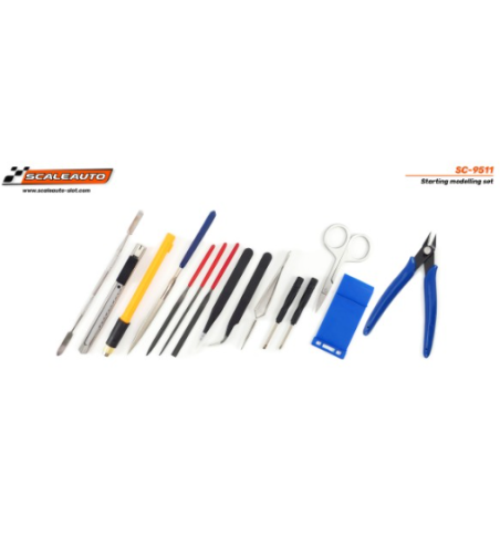 Pack herramientas SC9511 básico para modelismo
