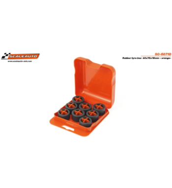 Caja Scaleauto SC5071D para neumáticos slot - goma naranja