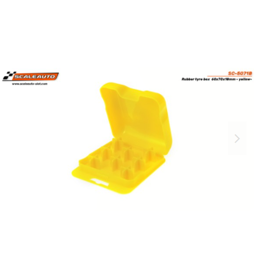 Caja neumáticos amarilla Scaleauto SC5071B Caja neumáticos amarilla Scaleauto SC5071B