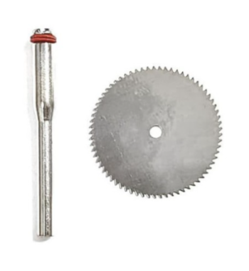 Disco plástico/madera + mandril Tectime TT750