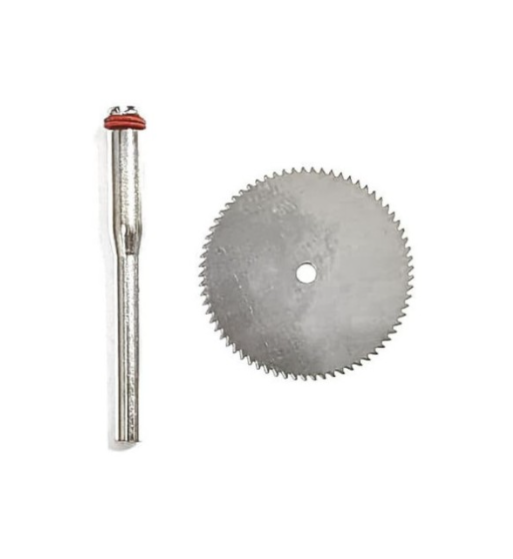 Disco plástico/madera + mandril Tectime TT750 Disco plástico/madera + mandril Tectime TT750