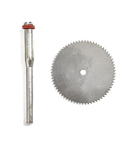 Disco plástico/madera + mandril Tectime TT750