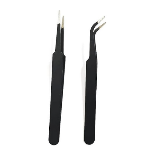 Pinzas antiestáticas TT762 Tectime pack x2 Pinzas antiestáticas TT762 Tectime pack x2