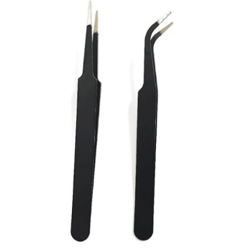 Pinzas antiestáticas TT762 Tectime pack x2