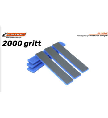 Espuma abrasiva 2000gritt Scaleauto SC9536E para acabados finos