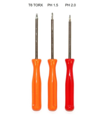 SP143024 Set mini destornilladores estrella y Torx Sloting Plus