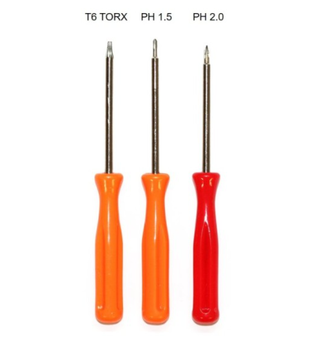 SP143024 Set mini destornilladores estrella y Torx Sloting Plus