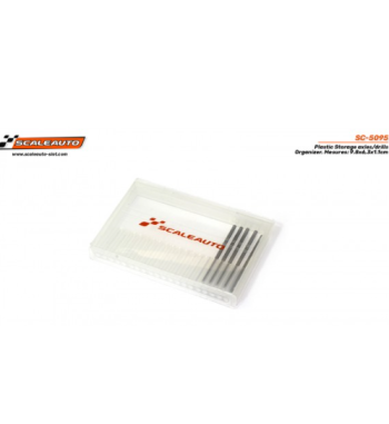 SC5095 Caja ejes/brocas 20 compartimentos Scaleauto