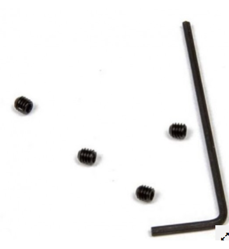 M331 Espárragos M2.5x2.5 + Llave Allen 1.3mm Mitoos