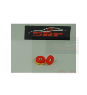 Polea trasera para corona Scaleauto Sidewinder 17.5 mm, ideal para transmisiones estables y duraderas.