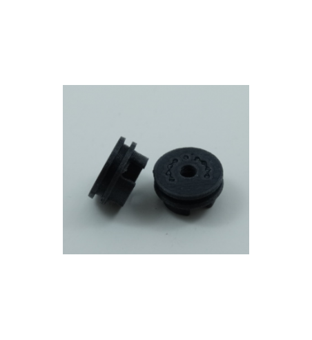 Juego de poleas carbono 3DSRP 18110 para llanta de 8mm, ideales para transmisiones estables y precisas.